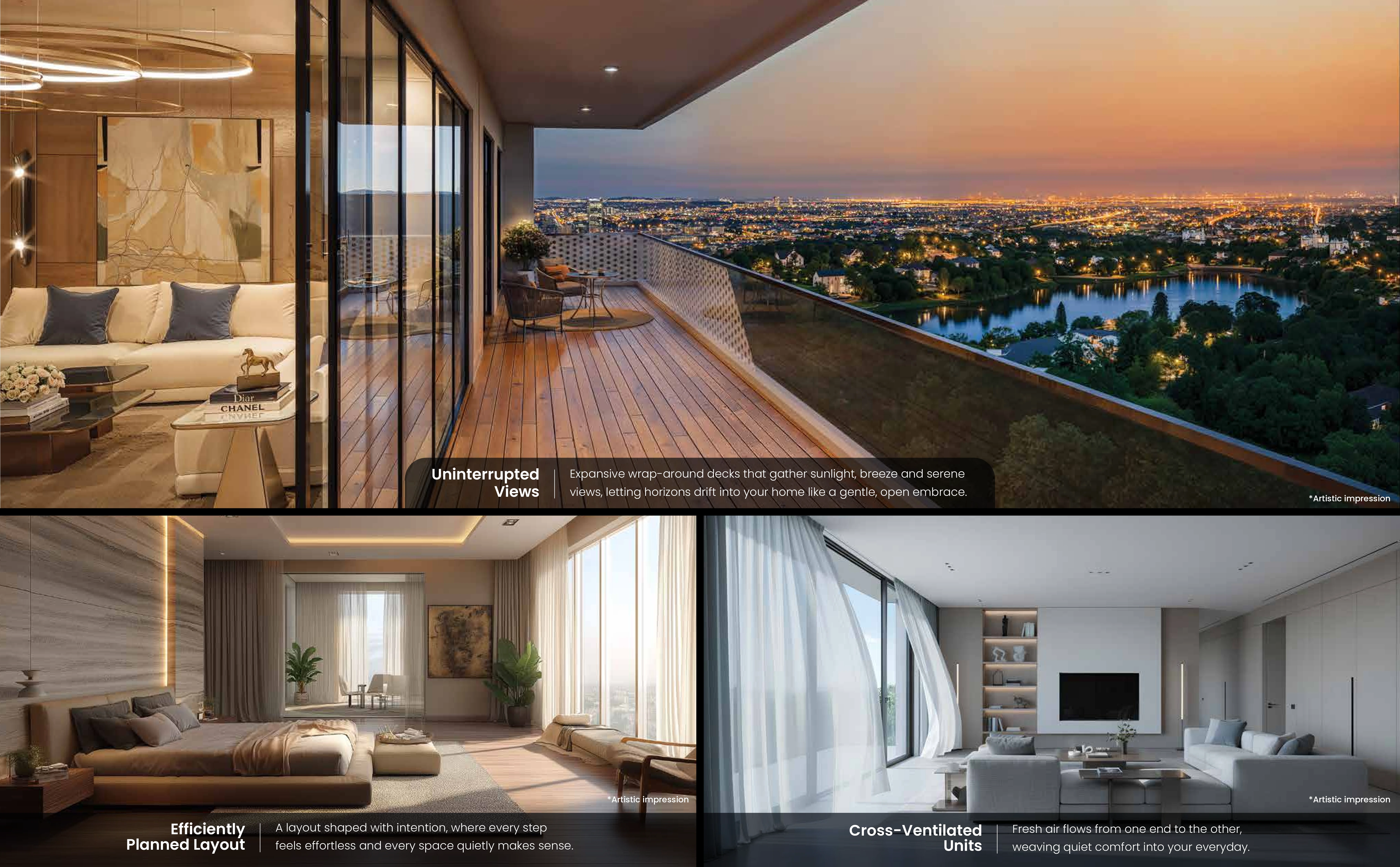 Privana North towers in daylight