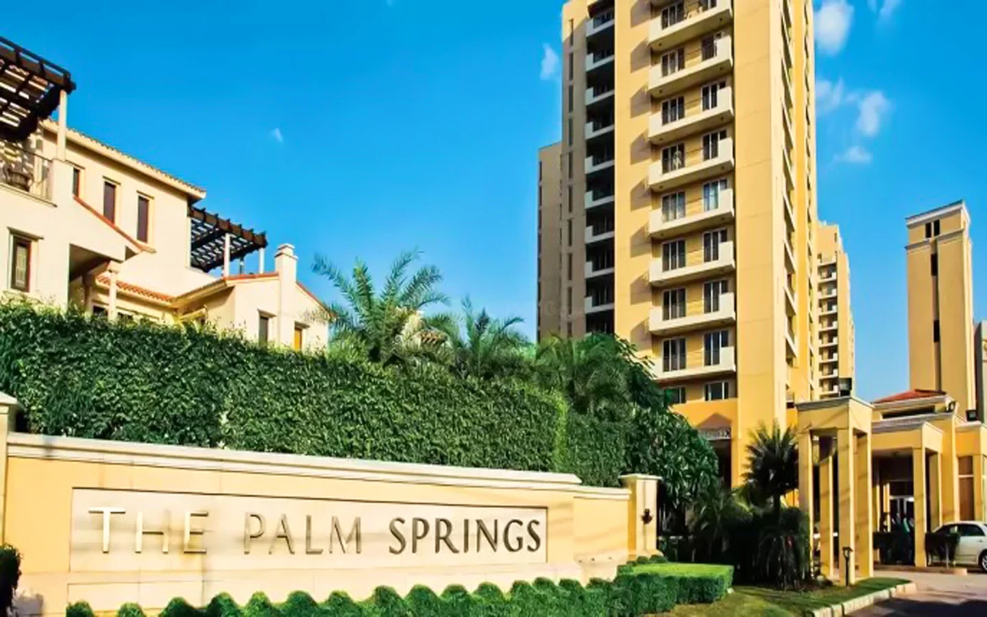 Emaar Palm Springs hero towers with landscaped greens